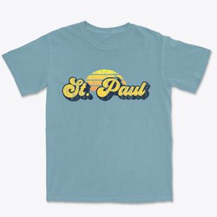 St. Paul Missouri Sublime Sunset Premium Heavyweight T-shirt