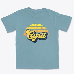Cyril Oklahoma Sublime Sunset Premium Heavyweight T-shirt