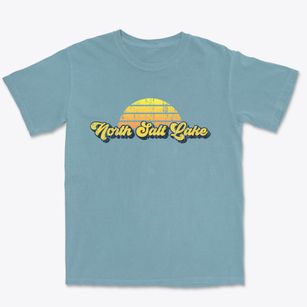 North Salt Lake Utah Sublime Sunset Premium Heavyweight T-shirt