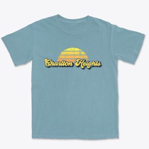 Charlton Heights West Virginia Sublime Sunset Premium Heavyweight T-shirt
