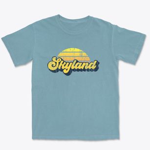 Skyland Nevada Sublime Sunset Premium Heavyweight T-shirt