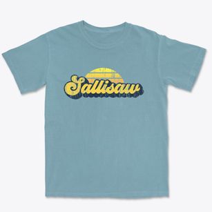 Sallisaw Oklahoma Sublime Sunset Premium Heavyweight T-shirt