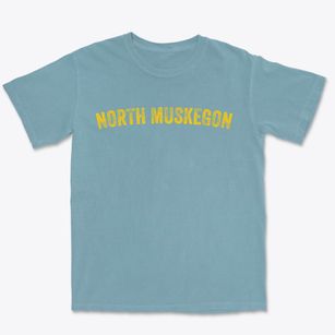 North Muskegon Michigan Timeless Retro Premium Heavyweight T-shirt