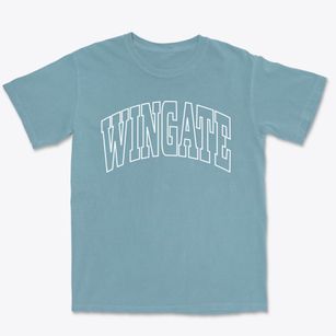 Wingate North Carolina Trendy Block Premium Heavyweight T-shirt