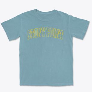 Stony Point North Carolina Trendy Block Premium Heavyweight T-shirt