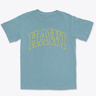 Hawi Hawaii Trendy Block Premium Heavyweight T-shirt
