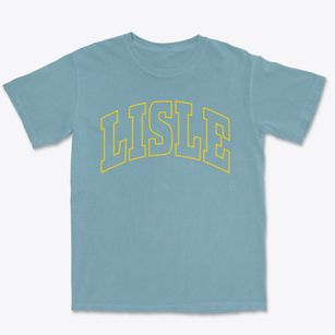 Lisle Illinois Trendy Block Premium Heavyweight T-shirt
