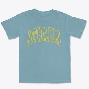 Athalia Ohio Trendy Block Premium Heavyweight T-shirt