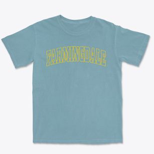 Farmingdale New York Trendy Block Premium Heavyweight T-shirt