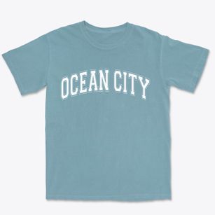 Ocean City Maryland Varsity Premium Heavyweight T-shirt
