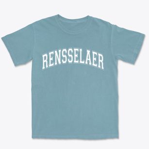Rensselaer New York Varsity Premium Heavyweight T-shirt