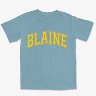 Blaine Maine Varsity Premium Heavyweight T-shirt