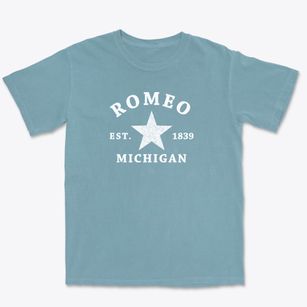 Romeo Michigan Star Premium Heavyweight T-shirt