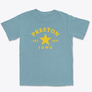 Preston Iowa Star Premium Heavyweight T-shirt