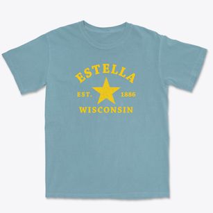 Estella Wisconsin Star Premium Heavyweight T-shirt