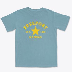 Freeport Kansas Star Premium Heavyweight T-shirt
