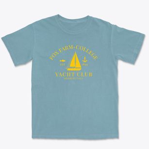 Fox Farm-college Wyoming Yacht Club Premium Heavyweight T-shirt
