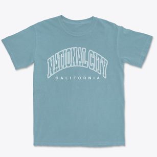 National City California Inline Premium Heavyweight T-shirt