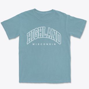Highland Wisconsin Inline Premium Heavyweight T-shirt