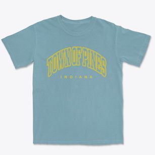 Town Of Pines Indiana Inline Premium Heavyweight T-shirt