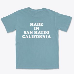 San Mateo California Classic 70s Premium Heavyweight T-shirt