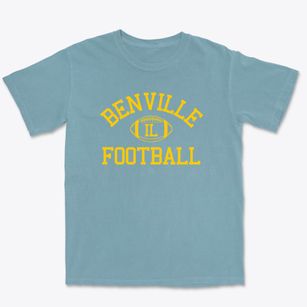 Benville Illinois Football Premium Heavyweight T-shirt