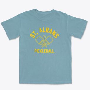 St. Albans New York Pickleball Premium Heavyweight T-shirt