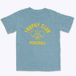 Trophy Club Texas Pickleball Premium Heavyweight T-shirt