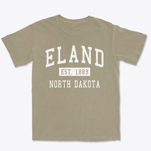 Eland North Dakota Classic Established Premium Heavyweight T-shirt