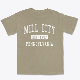 Mill City Pennsylvania Classic Established Premium Heavyweight T-shirt