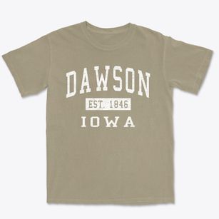 Dawson Iowa Classic Established Premium Heavyweight T-shirt