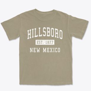 Hillsboro New Mexico Classic Established Premium Heavyweight T-shirt