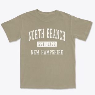 North Branch New Hampshire Classic Established Premium Heavyweight T-shirt