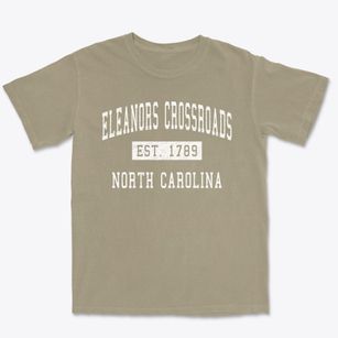 Eleanors Crossroads North Carolina Classic Established Premium Heavyweight T-shirt