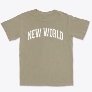 New World Montessori School Varsity Arch Premium Heavyweight T-shirt