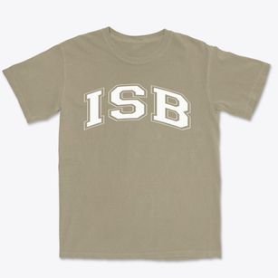 International School Of Brussels Varsity Arch Premium Heavyweight T-shirt