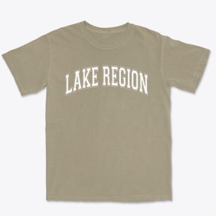 Lake Region High School Varsity Arch Premium Heavyweight T-shirt
