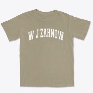 W J Zahnow Elementary School Varsity Arch Premium Heavyweight T-shirt