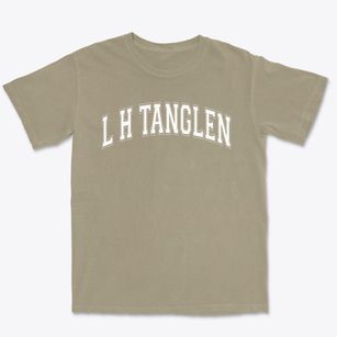 L H Tanglen Elementary School Varsity Arch Premium Heavyweight T-shirt