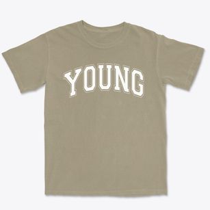Young Elementary School Varsity Arch Premium Heavyweight T-shirt