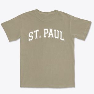 Saint Paul School Varsity Arch Premium Heavyweight T-shirt