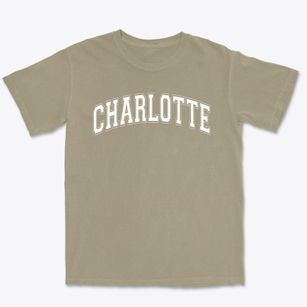 Charlotte High School Varsity Arch Premium Heavyweight T-shirt