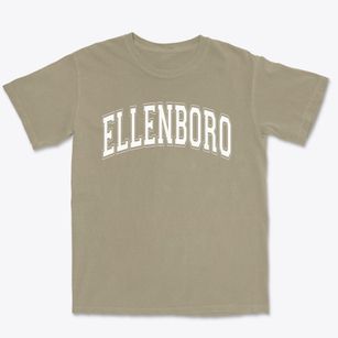 Ellenboro Elementary School Varsity Arch Premium Heavyweight T-shirt