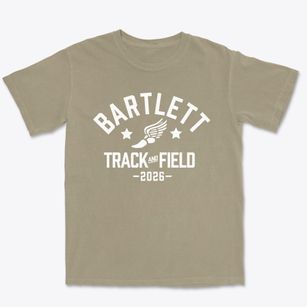Bartlett Middle School Track and Field Premium Heavyweight T-shirt