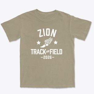 Zion Lutheran School Track and Field Premium Heavyweight T-shirt