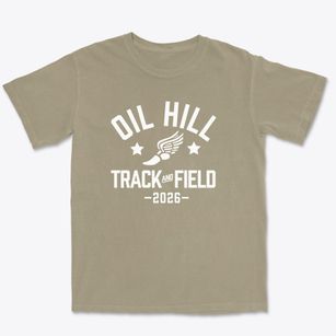 Oil Hill Elementary School Track and Field Premium Heavyweight T-shirt