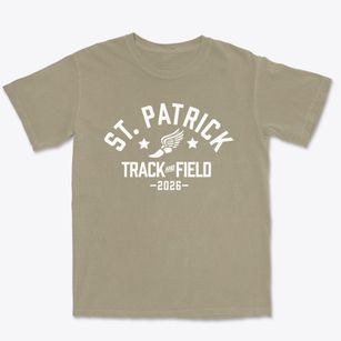 Saint Patrick School Track and Field Premium Heavyweight T-shirt