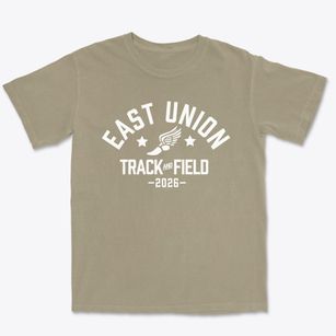 East Union High School Track and Field Premium Heavyweight T-shirt