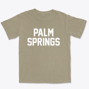 Palm Springs California Classic Block Premium Heavyweight T-shirt