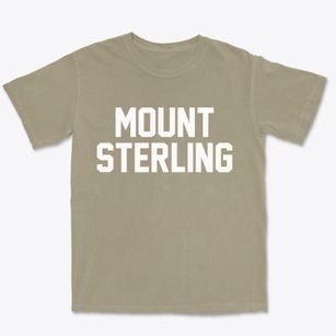 Mount Sterling Illinois Classic Block Premium Heavyweight T-shirt